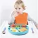 Silicone bowl And the silicone tray eating food for children