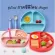 Silicone bowl And the silicone tray eating food for children