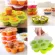 Silicone blocks block ice, soaking baby food, soaked in a circle supplement, 7 channels with lid