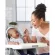 SKIP HOP Easy Feed Spoons-Gray/Teal Silicone spoon