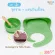 Silicone bowl, suction table, bottom bowl, suck with silicone spoon, wooden handle, suction table, silicone bowl, silicone cup