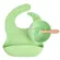 Silicone bowl, suction table, bottom bowl, suck with silicone spoon, wooden handle, suction table, silicone bowl, silicone cup