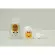 Festino 5 ounce milk bottle, narrow white neck, fancy Size S