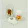 Festino 5 ounce milk bottle, narrow white neck, fancy Size S
