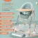 Baby Rice Chair, Children's Children chair Adjustable, low, 5 levels Adjustable 4 levels with wheels, 2 -layer tray, can be adjusted, model BS329