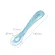 BEABA ช้อนซิลิโคน 2nd age soft silicone spoon - BLUE