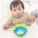 Baby rice bowl, bottom bowl with blue/pink/orange