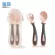 ส่งฟรี PAPA BABY เซ็ทช้อน/ส้อมเด็ก งอได้ พร้อมกล่องเก็บพกพา รุ่น ST053 BPAFREE