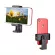 Mobile phone clips adjustable at 360 degrees, horizontally, vertical Can rotate freely Suitable for all mobile phones that are 5.5-8.5 cm wide.