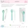2 -piece premium silicone spoon, baby spoon, baby spoon sets, genuine grade Silicone
