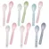 2 -piece premium silicone spoon, baby spoon, baby spoon sets, genuine grade Silicone