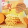 Farm love waffles, crispy brown rice, mixed vegetables and fruits for children 8 months or more.