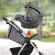 Chicco Mini Bravo Travel System - Carbon Stroller with Car Seat