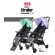 Fin Babies Plus, a lightweight, portable child cart, with a sun -cara7