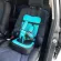 Premium Kids Cushion Pad, portable car seat with blue cushions