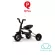 QPlay Nova Limited Edition Golden/Black Baby Cart and 3 -wheel Bike for 6 in 1 Children Foldable Easy to carry, easy to carry.