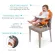 Pre Order Delivery 20 July 65 Chicco Pocket Snack Booster Seat-Poppy Red Baby Dining Booster Chair