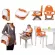 Pre Order Delivery 20 July 65 Chicco Pocket Snack Booster Seat-Poppy Red Baby Dining Booster Chair