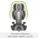 Car Seat CHICCO KIDFIT CLEARTEX CAR SEAT - OBSIDIAN