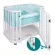 Idawin Baby Bed Mini Piano Baby Bed, 2 colors, white and black