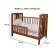 Idawin Baby Bed, Smart Full Dream 3 in 1 - Oak