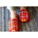 สีสก็อตแดง สลิปเปอร์โรงแรม 5 ดาว รองเท้าใส่ในบ้าน ซักได้ ใส่สบาย รองเท้า Slipper รองเท้าแตะ