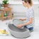 Moby Smart Sling 3 Stage Gray, a cheerful whale bathtub, can be used up to 3 ages, supporting Mesh Smart Sling, sling, locked 2 positions according to physiology.