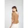เสื้อให้นม Cesca Crop Top Brown White