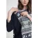QueenCows เสื้อให้นม  Rinle Cotton Top Navy