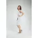 Queencows Trixie Neck Dress White