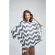 ผ้าคลุมให้นม Coco Zigzag Stretch Fabric Gray F
