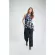 เสื้อให้นม Serra Blue Striped Vest Navy