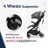QTUS LARK PO can rotate 360 ​​degrees. Can be used in 2 directions. Famous brand carts from Germany.