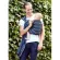 เบบี้สลิง เป้อุ้มเด็ก Baby Ring Sling Ocean Lanna