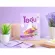Warm, beverages, banana blossom powder Blam+ginger+pandan pandan 100 grams, 10 sachets