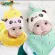 Baby hat+2 pieces of apron