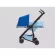 Quinny, a wheelchair model Blue roof blue