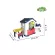 Huangdo house + new set of new sets of children with chairs Genuine from Korea White+blue