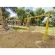 2 -seat swing, Steel swing, toys, fields, outdoor field players, ready to deliver