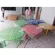 Promotion, round table set with 4 chairs, student tables, children's booking tables, activity tables, circle tables, plastic tables ready to deliver for kindergarten children.