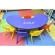 Student activity table, bean shape The crescent of the Moon, the YU activity, can adjust the plastic group, can be adjusted, tables with children's chairs with 6 chairs, ready to deliver for children.