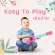 Thetoy, cute guitar toys, can be cable, there are 2 colors, size 17x, 6x, 49 cm, toys, musical instruments.