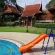 Promotion, slider with steel legs, slides, swimming pools, playgrounds, spare parts, slider, slippery board, field toys, outdoor field players