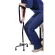 4 -legged staff that hold 2 steps to support 2 Step Aluminum Quad Cane