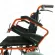 Patient wheelchair Aluminum alloy Fold the backrest Lift the arm. Deluxe Lightweight Foldable Aluminum Wheelchair.