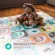 BBLUV-Multi Reversible Playmat BPA/PHTHALATE FREE/NON-TOXIC/Super-Soft Can try to crawl out the pattern tiles