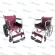 Wheelchair wheelchair, rolled steel patients with hand brakes - wire wheels