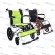 Patient wheelchair Lightweight, folded back, small wheel, Deluxe Lightweight Foldable Steel Wheelchair