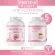 PROTEIN PLANT โปรตีนพืช สูตร 1  รสลิ้นจี่ ซากุระ  โปรตีนจากพืช 3 ชนิด ออเเกรนิค ข้าว ถั่วลันเตา เเละมันฝรั่ง  ขนาด 1 กระปุก ปริมาณ 2.27 kg.