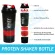 Shaker Bottle Whey Protein Carcia Whey Whey Protein + Vitamin Put